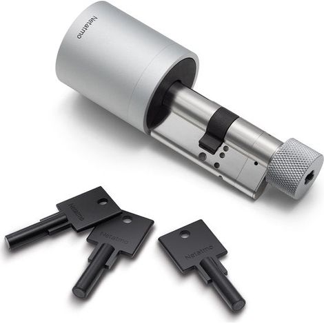 Netatmo Serrure Intelligente Noire et Grise Acier (1/5)