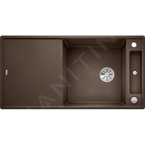 Evier Blanco Axia III XL 6S Silgranit - CAFE - Accessoire : Planche en verre (1/4)