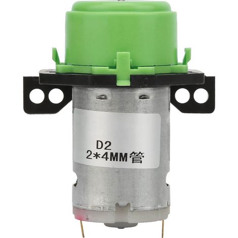 Pompe péristaltique miniature, pompe doseuse, pompe à eau à débit continu/goutte à goutte pour tuyau d'arrosage, pompe auto-amorçante, 6 V, montage à angle droit, D2 24 mm (1/5)