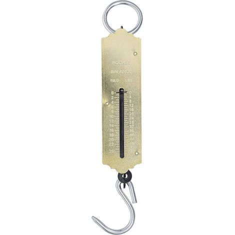 Balance à Ressort de Poche - Jusqu'à 25 kg, Compacte 10,3 x 3,2 x 29,9 cm - Précise et Portable pour Pesée Facile - D-Work (1/5)