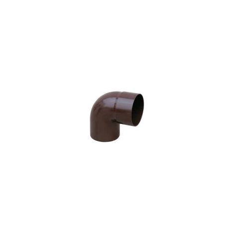 CURVA PVC MARRONE D80 87GRADI