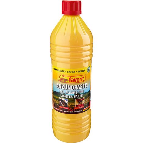 Favorit Öko-Zündpaste 1L Flasche Anzünder & Holzkohle