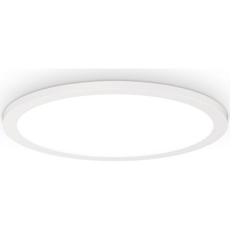 Ideal Lux FLY Plafonnier LED Slim 35 cm Blanc 2700 K IP40