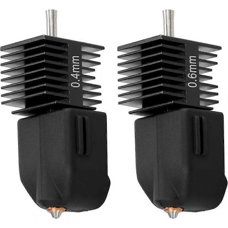 2 piezas de boquillas integradas AD5X Hot End de 0,4 mm + 0,6 mm para impresora 3D (1/5)
