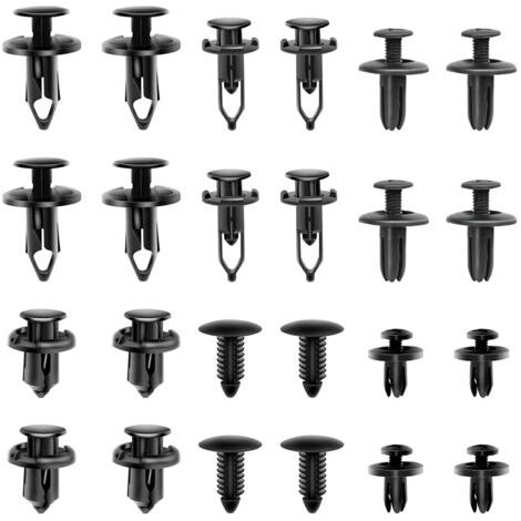200 Pièces Clips Voiture, Rivet Clip Plastique Voiture Réparationn Automobile, Rivets en Plastique Attaches, Rivet Clip Plastique Fixation Universel Auto Panneaux Garniture de Portière (1/5)