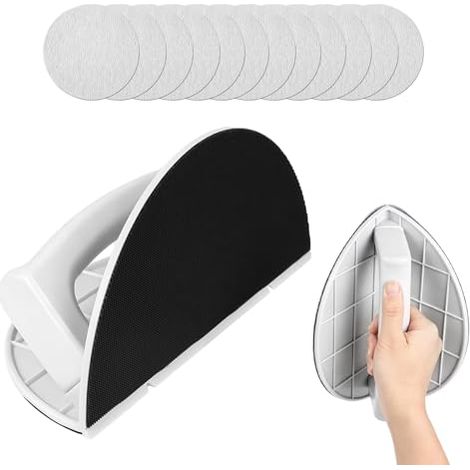 12pcs Cale à Poncer Angle Placoplâtre Abrasif Grain 180 (1/5)