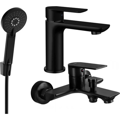 Mexen Alfa R40 set da bagno, nero - 745703R40-70 (1/4)