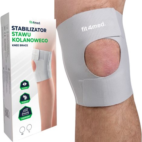Genouillère stabilisatrice élastique de soutien articulaire gauche/droite M