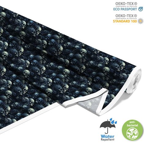 TESSUTI DECORATIVI PER ESTERNI OXFORD - Motivo Teschio I DX4212 (1/5)