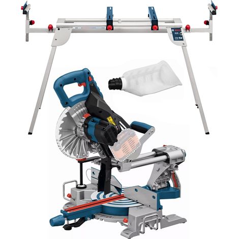 Bosch GCM18V-216DC 18V BITURBO Cordless Mitre Saw 216mm 1600W Bare + Leg Stand (1/5)