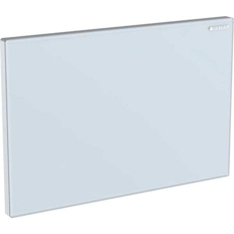 Geberit Spülsysteme - Abdeckplatte, weißes Glas 115.766.SI.1 (1/5)