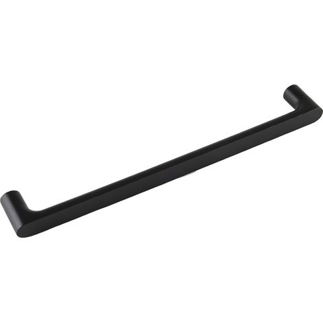Griff Pinta LA 256mm, Holzgriff robuster Möbelgriff Breite 272mm, Esche schwarz gebeizt