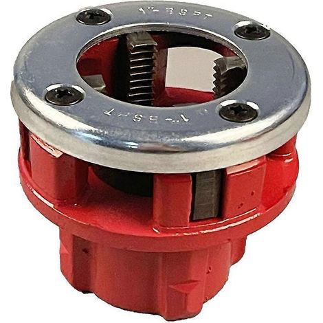 Kit de filetage à cliquet pour tuyaux, tête de coupe de rechange 3/4 pouce pour tuyaux galvanisés et en fer, ne convient pas à l'acier inoxydable - JBMEDIA (1/4)