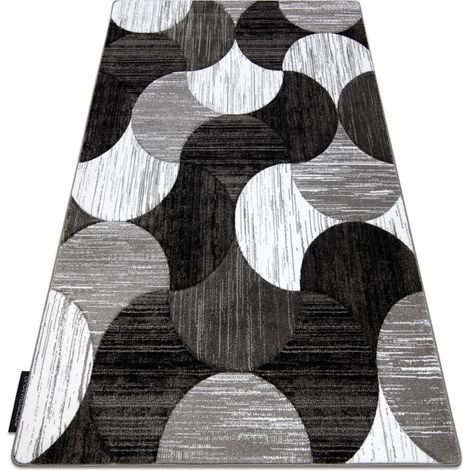 Teppich ALTER Geo Muscheln grau grey 80x150 cm