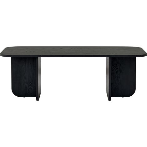 Couchtisch aus Holz "Akira" 120 x 60 x 41 cm - Schwarzes Holz