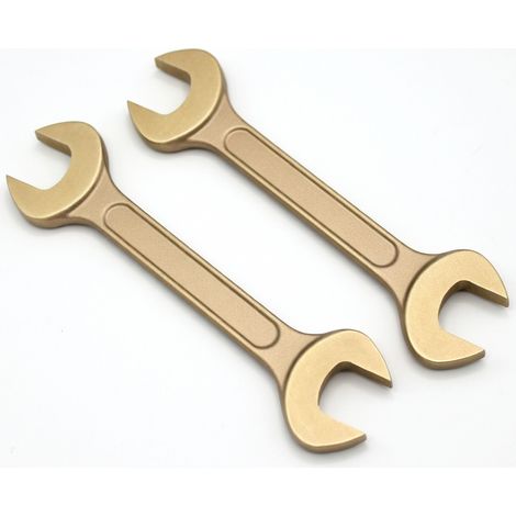 Chiave a forchetta doppia antideflagrante in bronzo al berillio 50 x 55 mm (1/5)