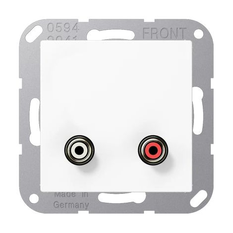 Jung Cinch Audio, Thermoplast, Serie AS/A, alpinweiß MA A 1021 WW