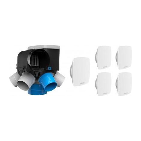 Kit ventilazione Atlantic VMC silenzioso 15 26 dB 5 pezzi