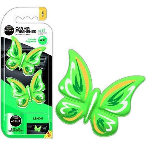 Désodorisant citron AROMA FANCY SHAPES BUTTERFLY