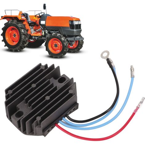 Regulador de voltaje de 12 V en aleación de aluminio 66611-55250 de repuesto para tractor Kubota B4200 B5100 (1/4)