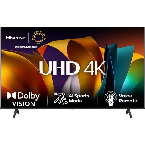 Hisense 58E6NT (146 cm (58 Zoll), schwarz, UltraHD/4K, HDR, Triple Tuner)