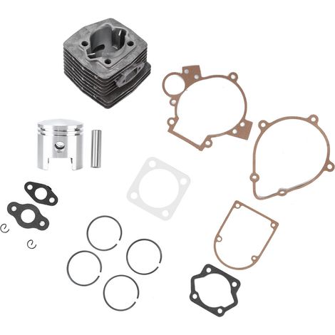 Kit cylindre 47mm avec piston, joint, axe et segments pour moteur 80cc vélo motorisé, ensemble complet (1/5)