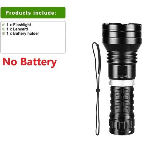 (XHP199 A) Lampe torche de plongée XHP360 puissante de 10 000 lm, étanche IPX8, lampe sous-marine professionnelle pour la plongée sous-marine, portée jusqu'à 1 000 m, LED haute puissance (1/5)