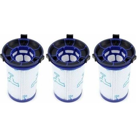 Paquete de 3 filtros de repuesto para aspiradoras inalámbricas Rowenta Air Force 360 / X-Pert Essential 260 RH9037, RH9038, RH9039, RH9051, RH9057, RH9079, RH9081 y RH9086 (alternativa a ZR009001) (1/5)