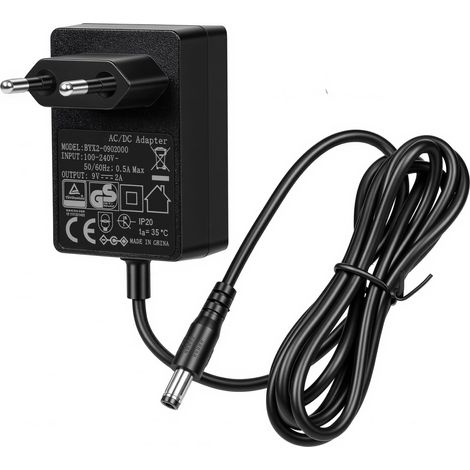 9V 2A Adaptateur Secteur Alimentation Chargeur Transformateur pour Vélo (1/5)