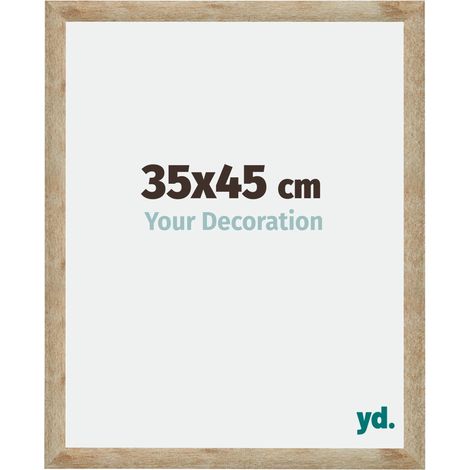 yd. - Cadre photo 35x45 - Or - MDF - Catania (1/5)