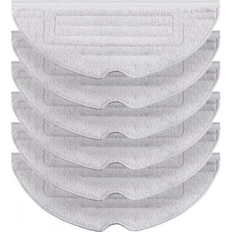 6pcs Serpillière pour Roborock S7 Pro Ultra S7 MaxV Ultra S7 Plus S7 Max Pièces de Rechange Accessoires pour Roborock S7 T7s T7s Plus Robot Aspirateur (1/5)