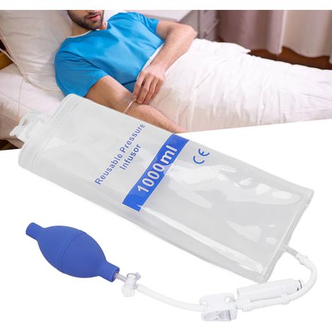 Wiederverwendbarer 1000-ml-TPU-Druckinfusionsbeutel mit Drucksäule für Notfalltransfusionen im Krankenhaus (1/5)