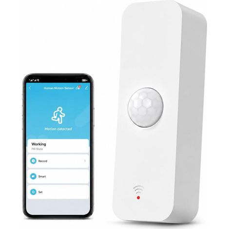 Détecteur mouvement WiFi Tuya PIR intelligent sécurité domestique capteur sans fil (1/5)