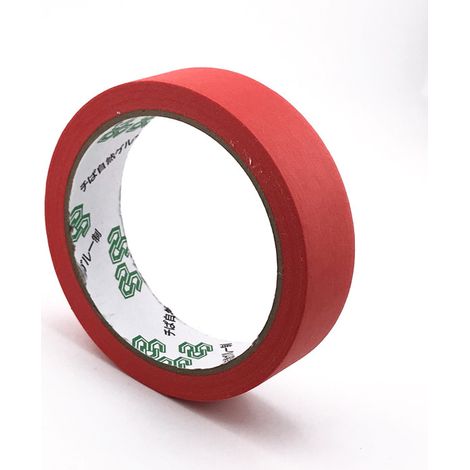 Ruban rouge de 25 mm de large Outils pour ruban adhésif d'étanchéité, machine à ruban de masquage