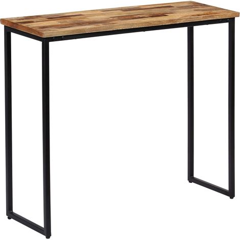 Konsolentisch Recyceltes Massivholz Teak 90 x 30 x 76 cm