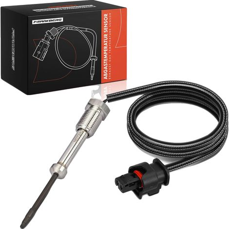 Capteur de température, type capteur NTC, longueur de câble 820 mm, taille de filetage M12x1.25, 2 contacts de connecteur, boîtier de connecteur ovale (1/5)