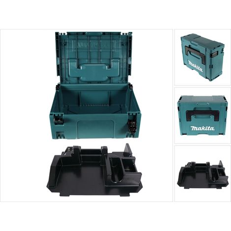 Valigia per sistema Makita MAKPAC 2 - con inserto per BDA / DDA 351