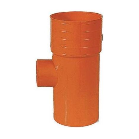 DÉRIVATION 87° RÉDUITE EN PVC ORANGE Dimensions : Diam. 100 x 63