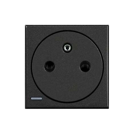 Bticino HS4142AF 2P+T-Steckdose, Serie Axolute – Anthrazit – 2 Module