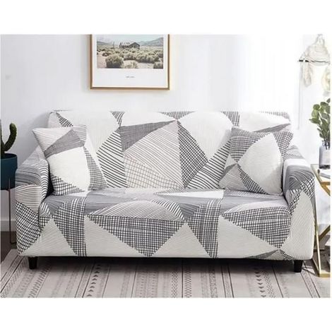 Housse de canapé - 1-2-3-4 Places - Extensible - Déhoussable - Lavable (1/4)