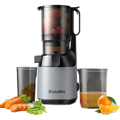 Extracteur de jus à froid, rendement élevé en jus, éjection automatique de la pulpe (1/2)