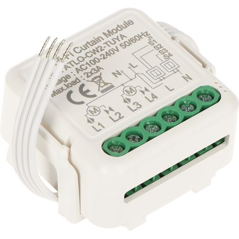 Doppelte intelligente Rollladensteuerung atlo-CW2-tuya Wi-Fi, Tuya Smart (1/4)