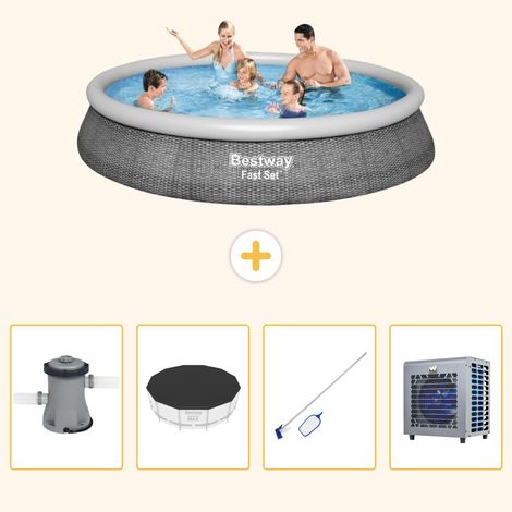 Bestway Bestway Fast Set Ronde - 396x84 cm - 5-pièces S283 (1/5)
