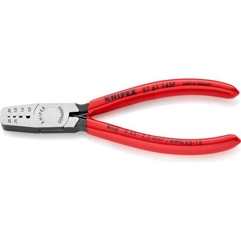 Knipex 97 61 145 F Pinza crimpatrice Boccola 0.25 fino a 2.5 mm²