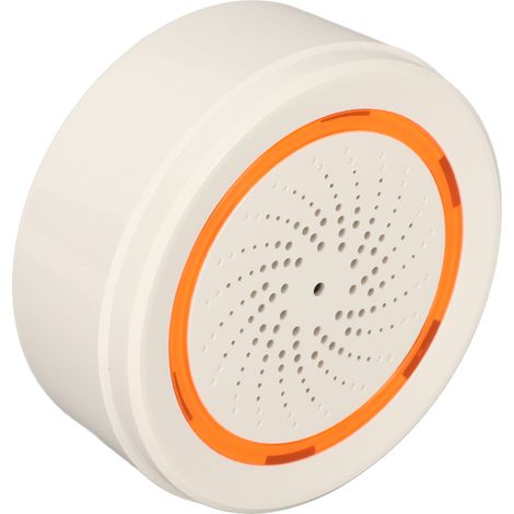 Alarme intelligente avec sirène, capteur sonore et lumineux (90 dB), application de contrôle à distance, système de sécurité sans fil pour passerelle Zigbee. (1/5)