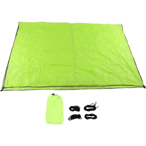 Voile d'ombrage rectangulaire UV pour terrasses, pelouses, jardins, piscines, cours et porches en vert gazon (1/5)