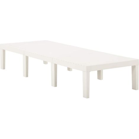 Maison Exclusive - Chaise longue plastique blanc (1/5)