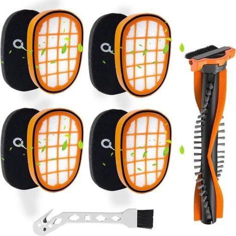 Pièces détachées pour kit de filtre d'aspirateur Philips - HEPA + ABS Max FC6812/6814/6822/6823/6827/6908 - Accessoires pour aspirateur - Chiffon filtrant (1/5)