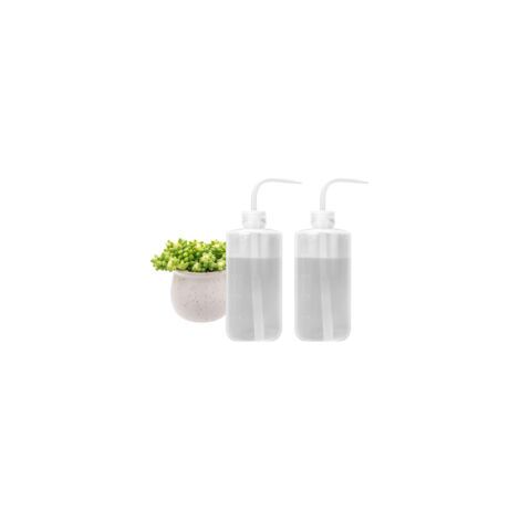 Quetsch-Gießflasche, sichere Quetsch-Gießflasche aus Kunststoff, Quetsch-Gießflasche für Sukkulenten, Bonsai, künstliche Zimmerpflanzen, kleine Topfpflanzen, 500 ml, 2 Stück - Crezuo