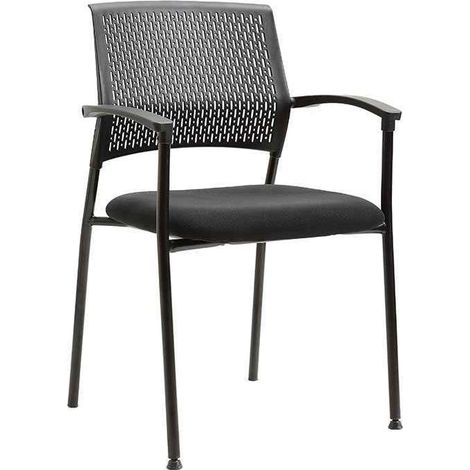 Pack de 4 sillas confidente acabado negro, 55 cm(ancho) 85 cm(altura) 55cm(fondo) (1/3)